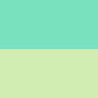 Two bars of light green stacked