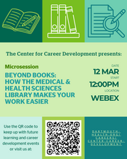 The Center for Career Development presents Beyond Books