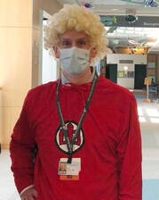 Marc Shaker dressed up for Halloween