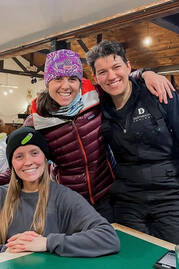 Urology team skiing