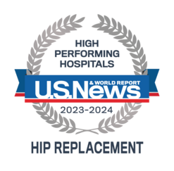 U.S News Hip Replacement badge - 2023-2024