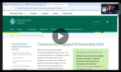Community Engagement Scholarship Hub video