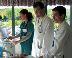 Critical Care fellows at work