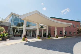 Entrance of New London Hospital