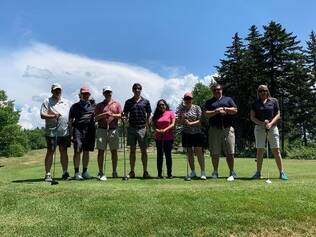 Golfing