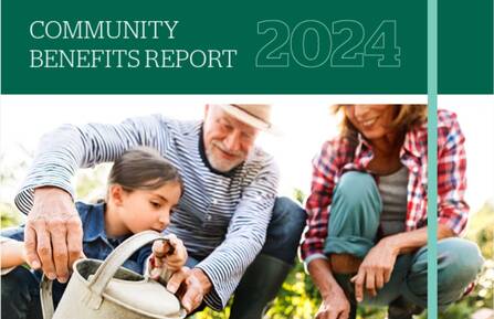 Cover of 2024 Community Benefits Report