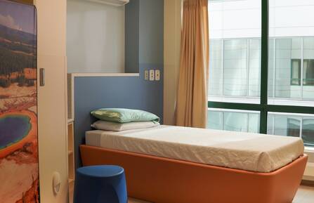Photo of inpatient room in AMP unit