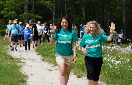 Walkers participating in the Prouty Community Day.