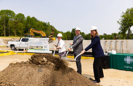 From left, Juliann Barrett, DO, Matthew R. Foster, MD, MMM, and Joanne M. Conroy, MD.