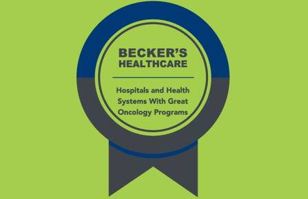 Becker's award logo on green background