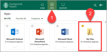 DHApps My Files
