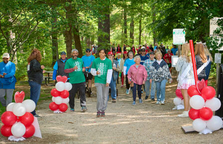 Photo of participants at the 2025 Heart Walk