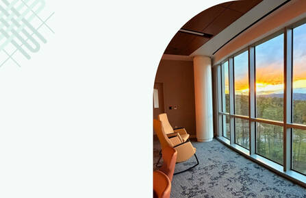 Rendering of waiting area in HVU