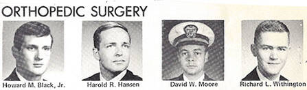Historical Photo of 4 Orthopaedic Residents