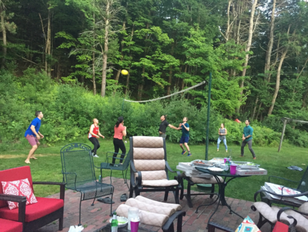 Dermatology Residents Playing Volleyball