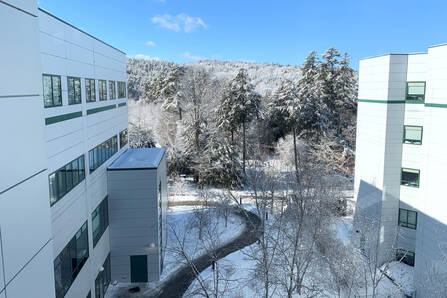Dartmouth Hitchcock Medical Center in the winter