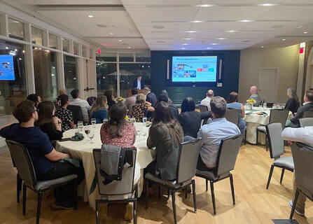 Francis Creighton at the Autumn in New England Otolaryngology Conference