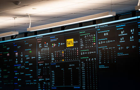 Screen at the Capacity Coordination Center