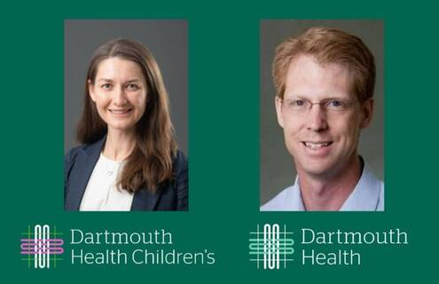 From left, Eileen M. Duggan, MD, MPH, and Eric D. Martin, MD