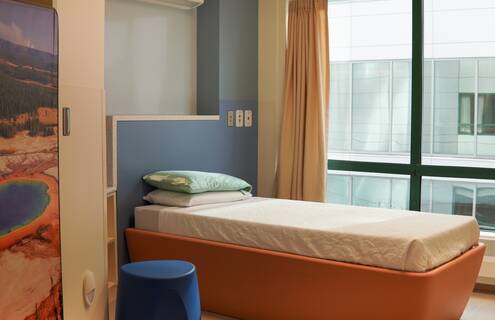 Photo of inpatient room in AMP unit