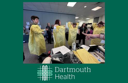 2024 Expo participants wearing yellow personal protective equipment