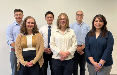 Photo of six new Family Medicine residents at Cheshire Medical Center