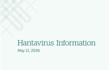 Graphic that says Hantavirus Information
