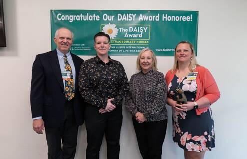 The group of DAISY and Bumble Bee Award winners from MAHHC