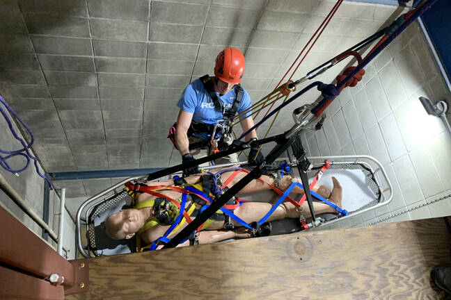 Wilderness rescue training