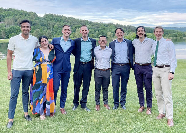 Opthalmology Residents at the Inaugural Graduation in 2024