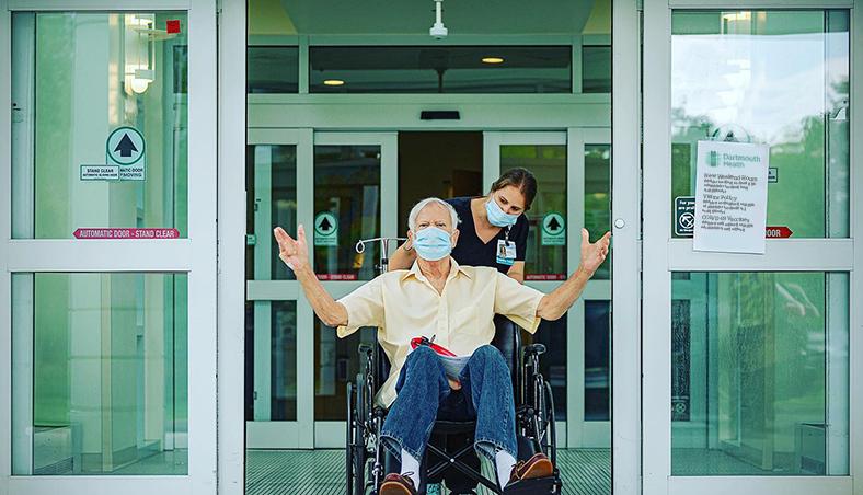 Patient being released from Dartmouth Hitchcock Medical Center