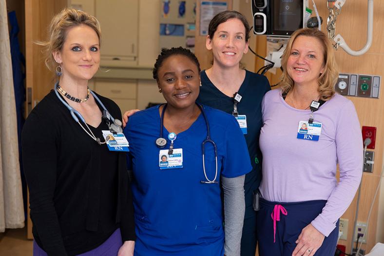 Nurses at Alice Peck Day Hospital