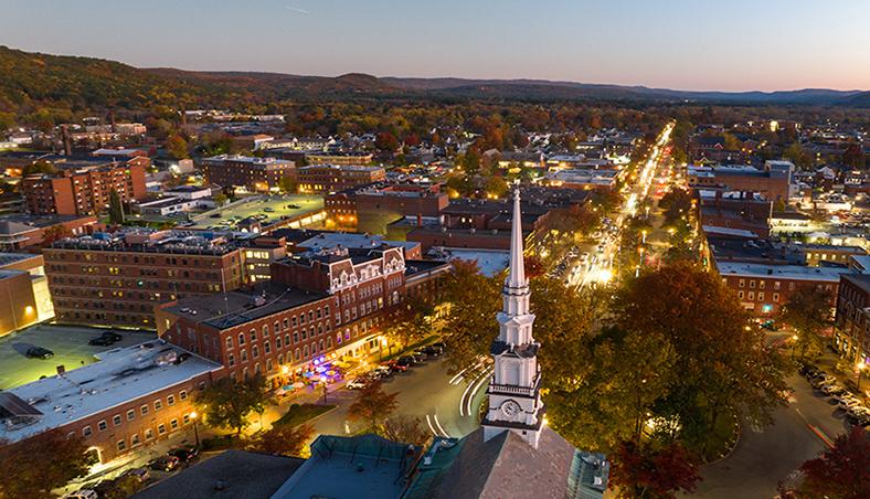 Keene NH at night